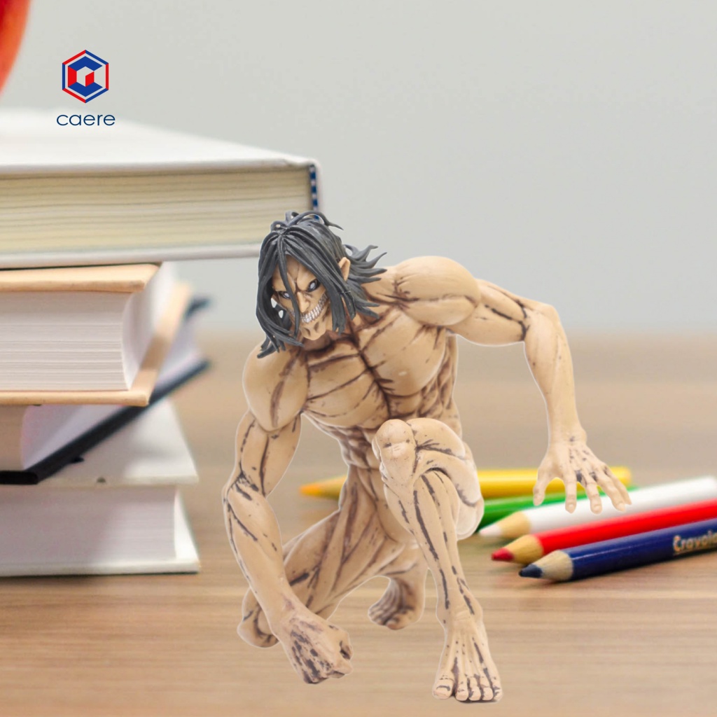 Cae| Mô Hình Nhân Vật Eren-Jaeger Trong Attack on Titan Cao 15cm