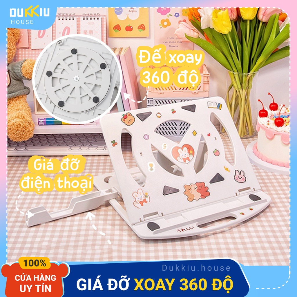 nhựa ABS chắc chắn, có thể gấp gọn điều chỉnh độ cao.