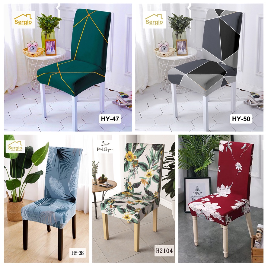 bọc ghế ăn,vỏ ghế,ghế tiệc cưới,Vỏ bọc đệm ghế ngồi bàn ăn co giãn