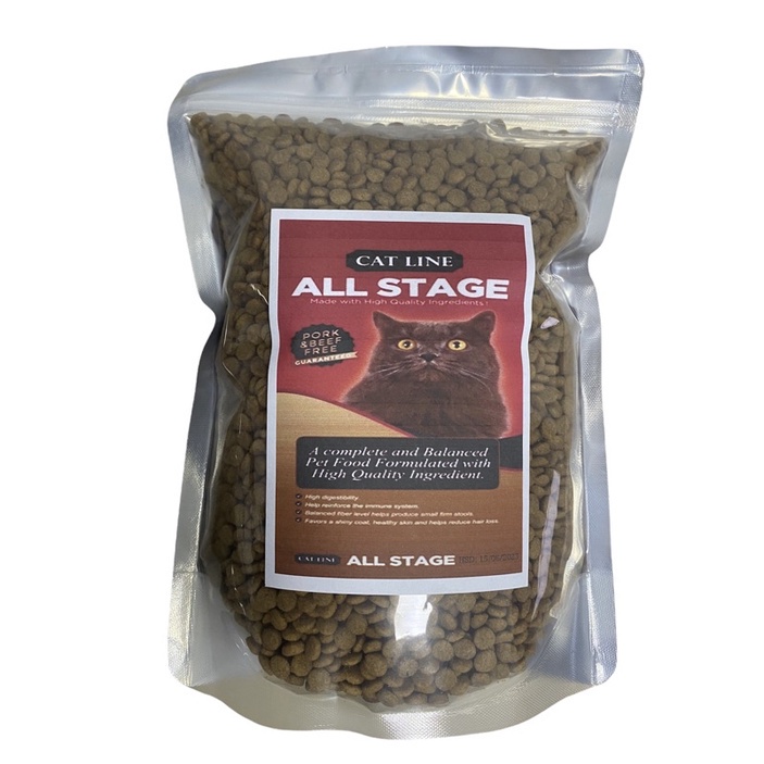 Cat line 1kg thức ăn hạt cho mèo nhập khẩu Hàn Quốc