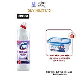 Gel tẩy rửa VIM trắng sáng 880ml (Chai)