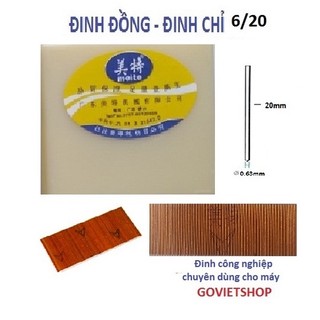 Đinh chỉ đồng 6/20 - hiệu Meite - Đinh chỉ 20 ly - thân dài 20mm