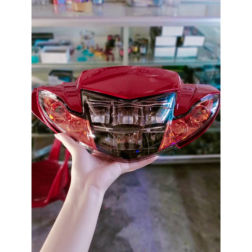 Đầu đèn 2 tầng lắp Sirius 50cc-110cc