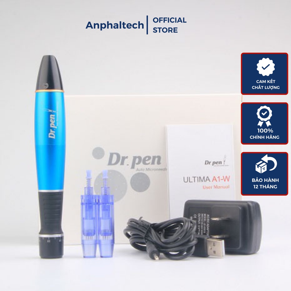 Máy Lăn Kim, Máy Phi Kim Dr Pen A1-W(Có Tích Điện)