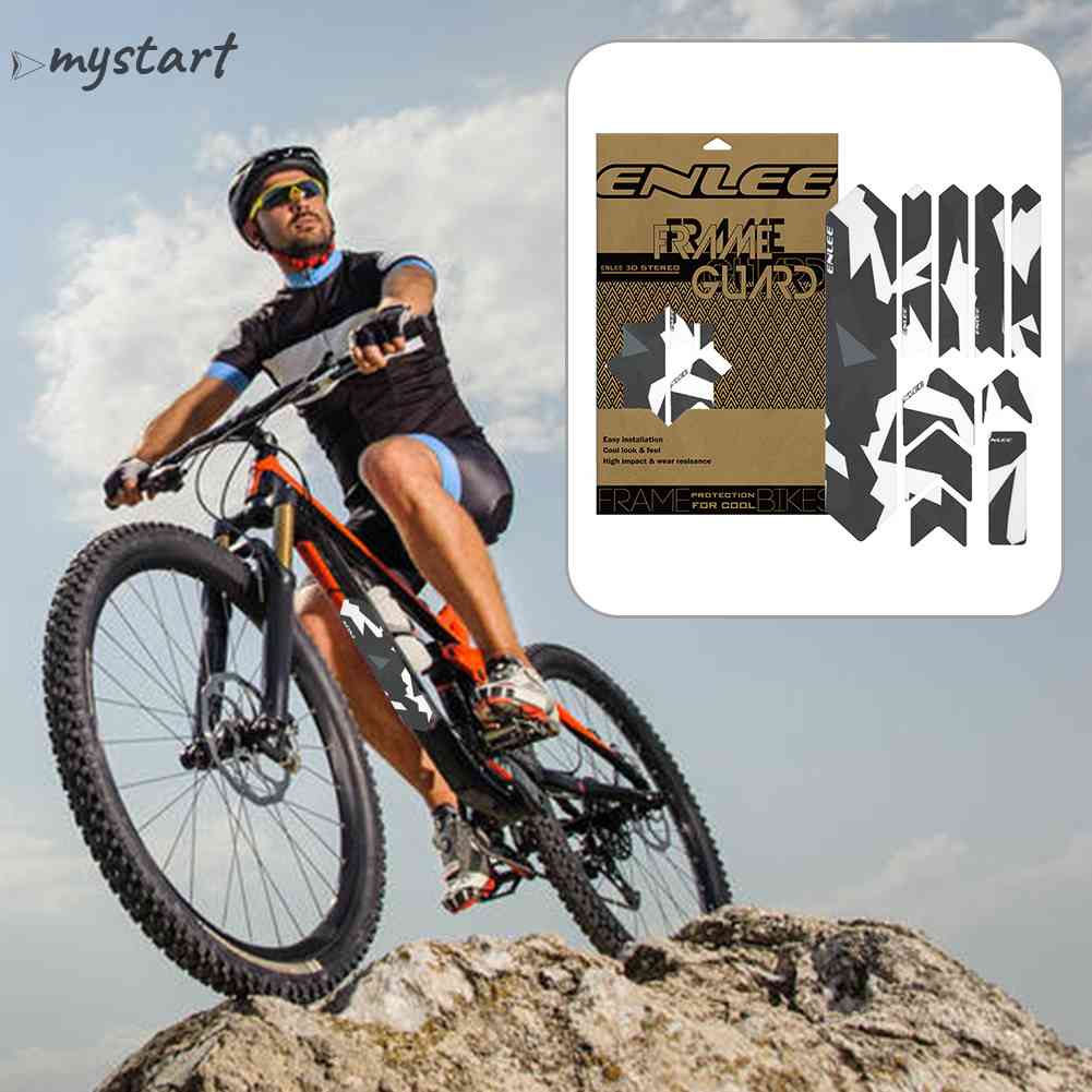 Miếng Dán Bảo Vệ Phuộc Trước Xe Đạp Leo Núi Hình 3D