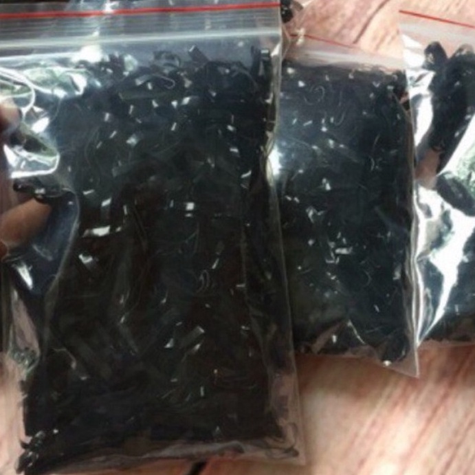 Gói 100g chun buộc tóc màu đen