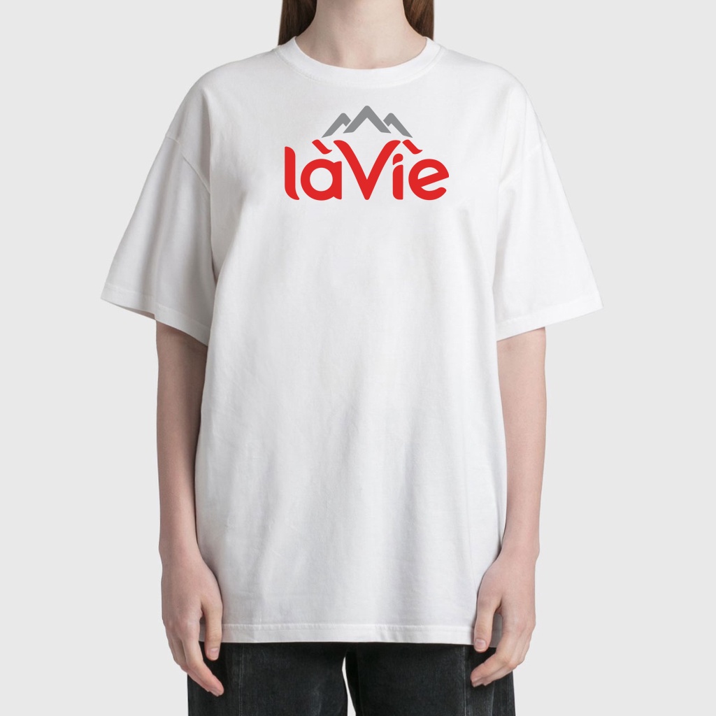 Áo Thun Là Vì Em 100% Cotton Tay Lỡ Unisex - Đen/Trắng Cổ Tròn | Blackwork