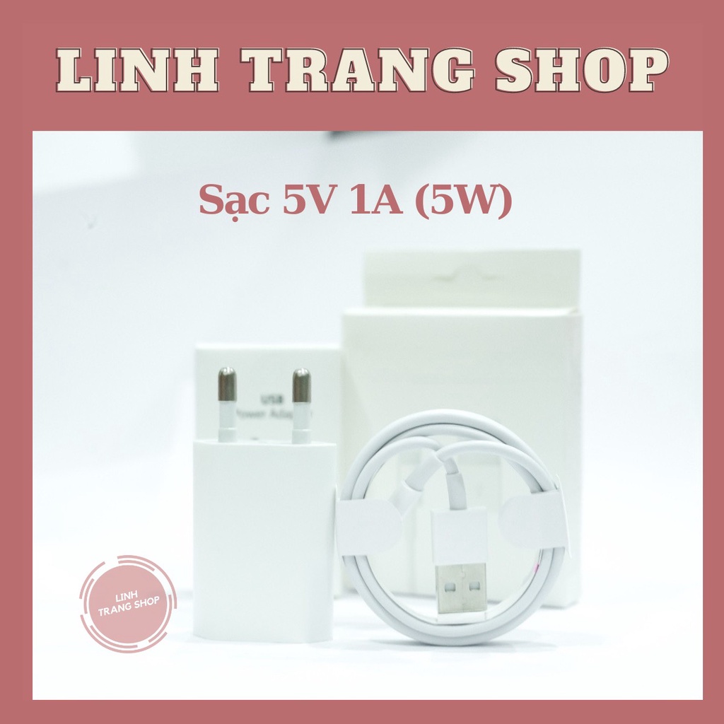Sạc 5W+ Cáp Sạc 6IC Dành Cho Máy 6/7/8/X/11/12 (BH 12 Tháng)
