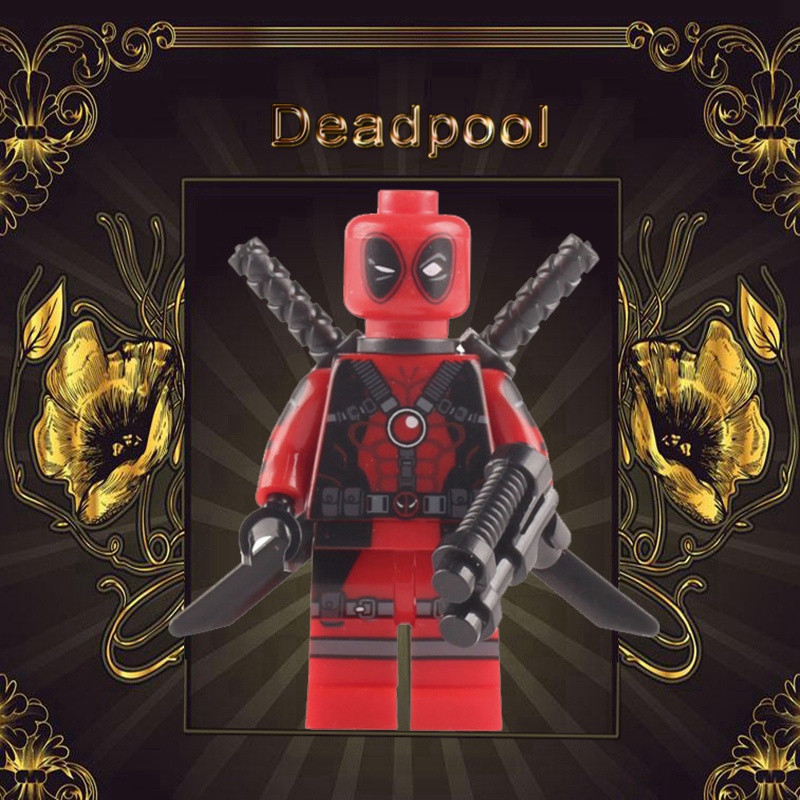 Mô Hình Đồ Chơi Nhân Vật Deadpool Marvel DIY Dành Cho Trẻ Em