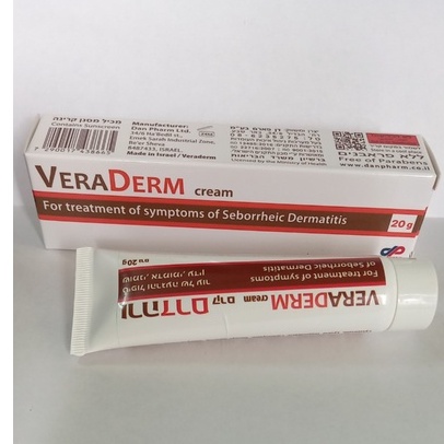 Kem bôi hỗ trợ viêm da tiết bã nhờn VERADERM Dan pharm Tube 60g xuất xứ ISRAEL - POLIPHARM