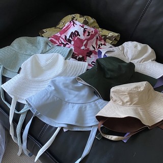 Nón NEENEE có dây cột nơ STRAP BUCKET HAT
