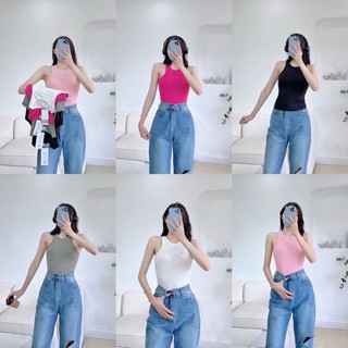 áo ba lổ ngược thun lụa ôm body
