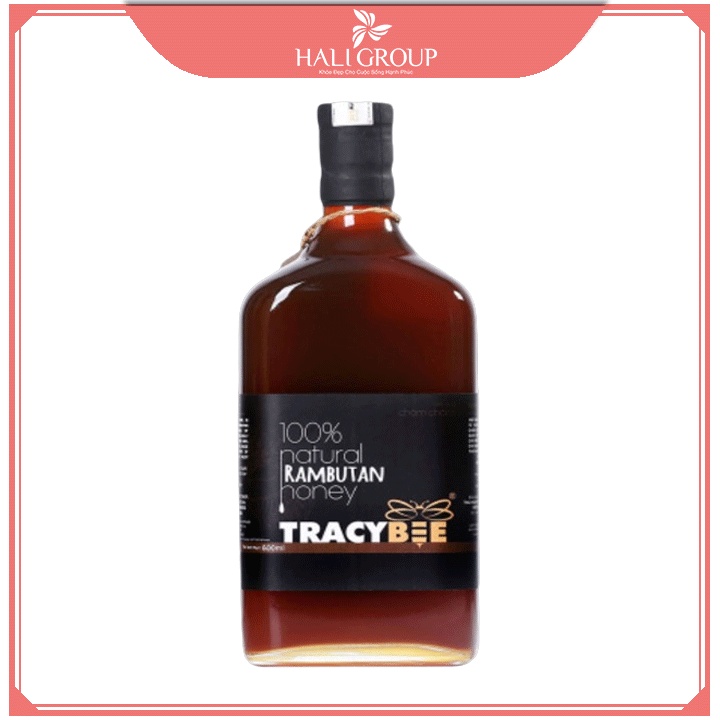 Mật Ong Hoa Chôm Chôm Nguyên Chất Tracybee - Chai 600ml
