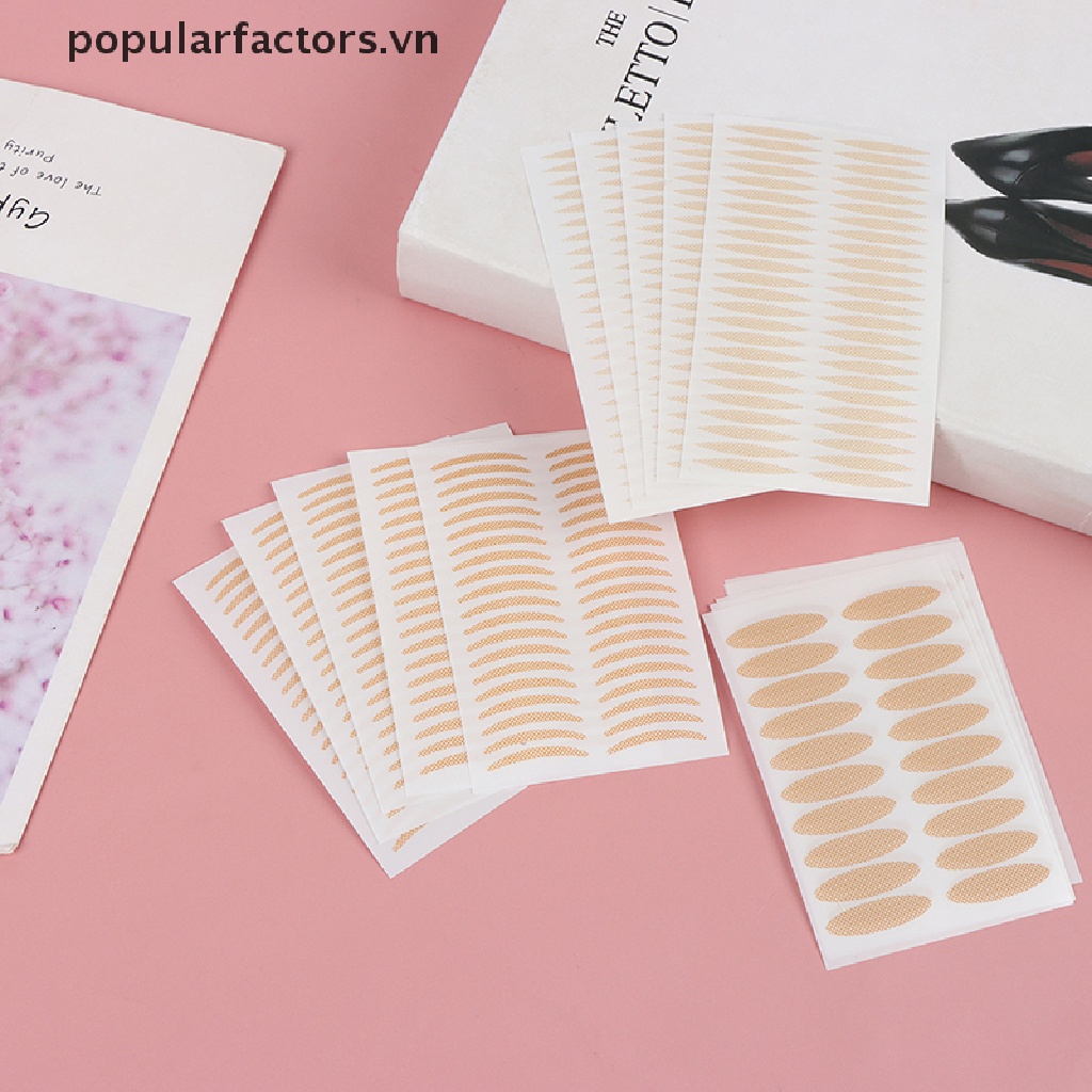 Set 200 Miếng Dán Kích Mí Vô Hình Dạng Lưới Ren [VN]