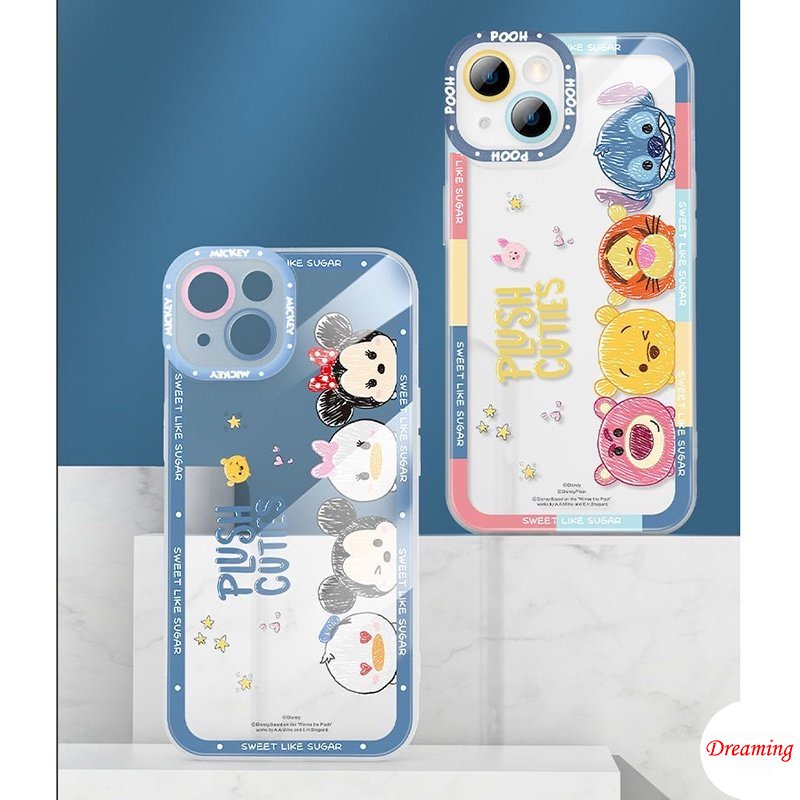 Ốp Điện Thoại Mềm In Hình Quái Vật Dễ Thương Cho iphone 15 14 13 12 mini 11 pro x xr xs max se 2020 6 6s 7 8 plus