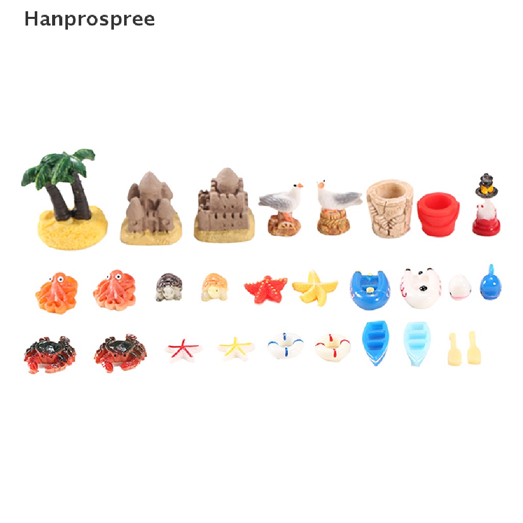 Hanprospree > Mỏ Neo Mini Che Nắng Nhân Tạo Phong Cách Bãi Biển Trang Trí Tiểu Cảnh Sân Vườn DIY