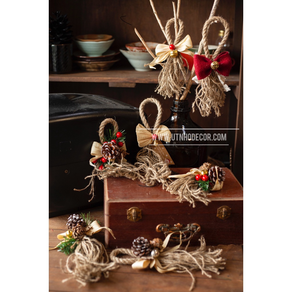 Set treo dây thừng trang trí cây thông Noel (GIAO MẪU NGẪU NHIÊN)