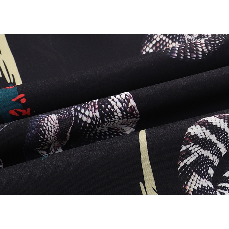 Áo Sơ Mi Ngắn Tay In Họa Tiết Thời Trang Đường Phố Mỹ Bắt Mắt 78G98