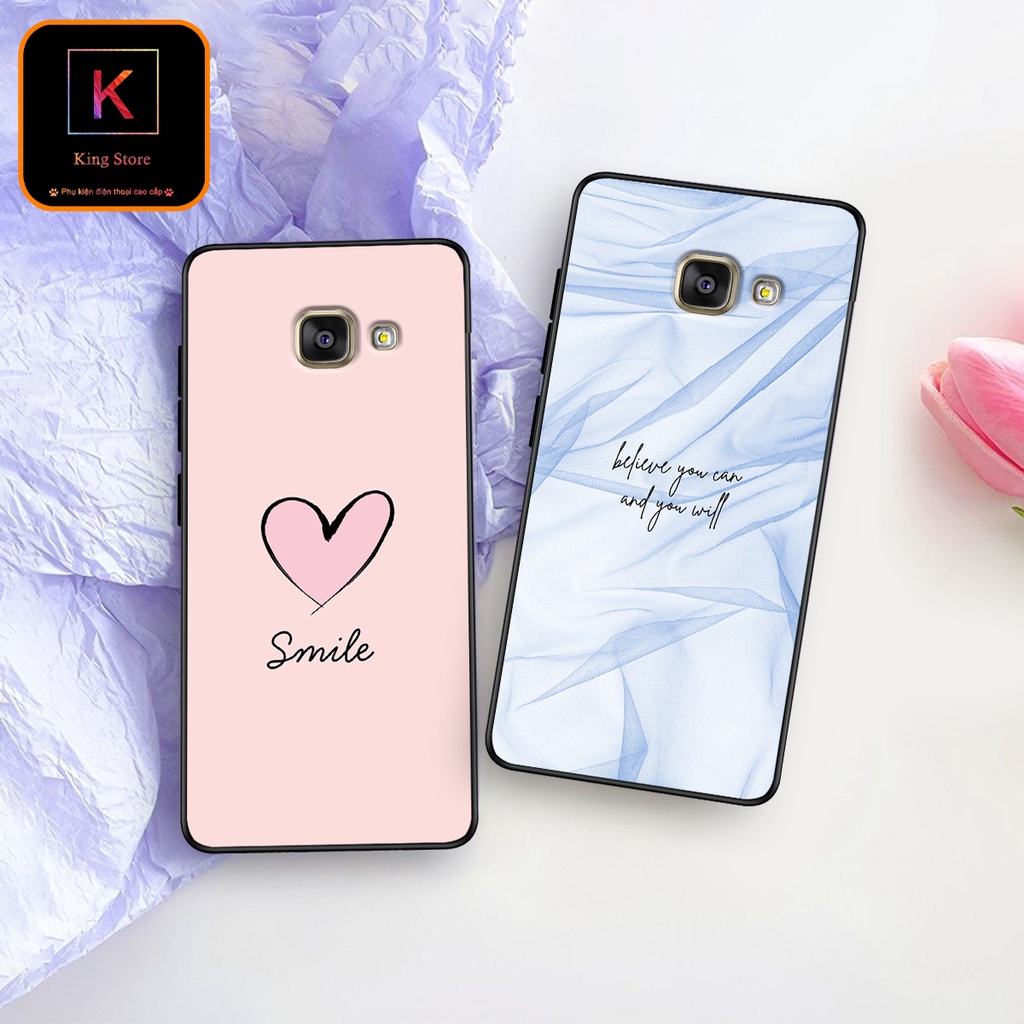 Ốp lưng Samsung A7 2016 - A5 2016 - A3 2016 - Ốp in hình LoveSmile - Chất liệu TPU cao cấp chống sốc bảo vệ máy