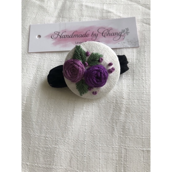 Dây cột tóc thêu tay handmade