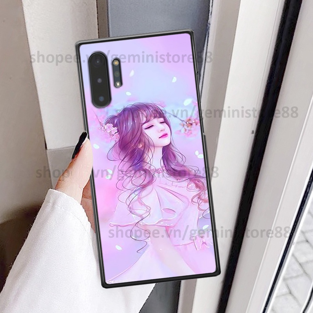 Ốp Samsung Note 10 / Note 10 Plus / Note 10+ in hình cô gái xinh đẹp đáng yêu đầy phong cách, cá tính