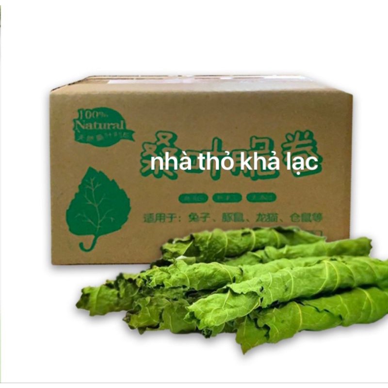 Lá dâu tằm sấy lạnh natural cao cấp cho thỏ - bọ - sóc - rùa- chinchilla - tép cảnh