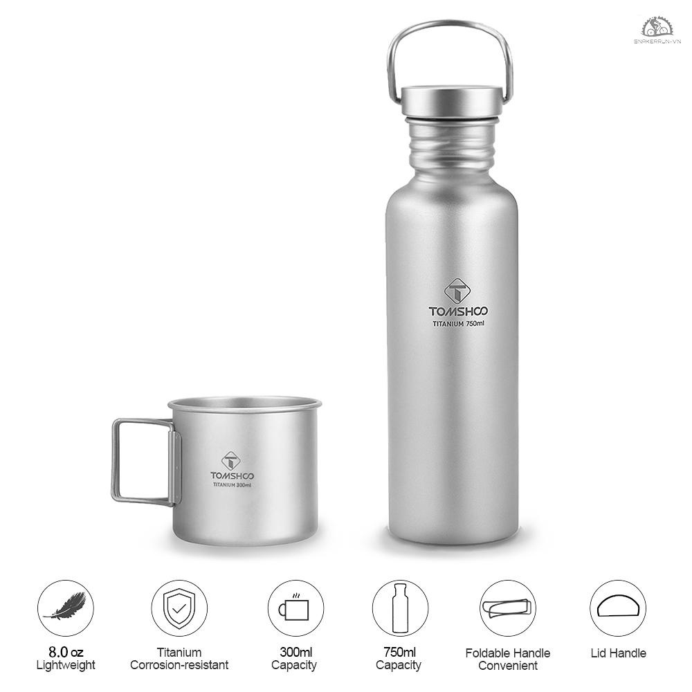 Bình Nước Bằng Titan 300ml 750ml Chất Lượng Cao