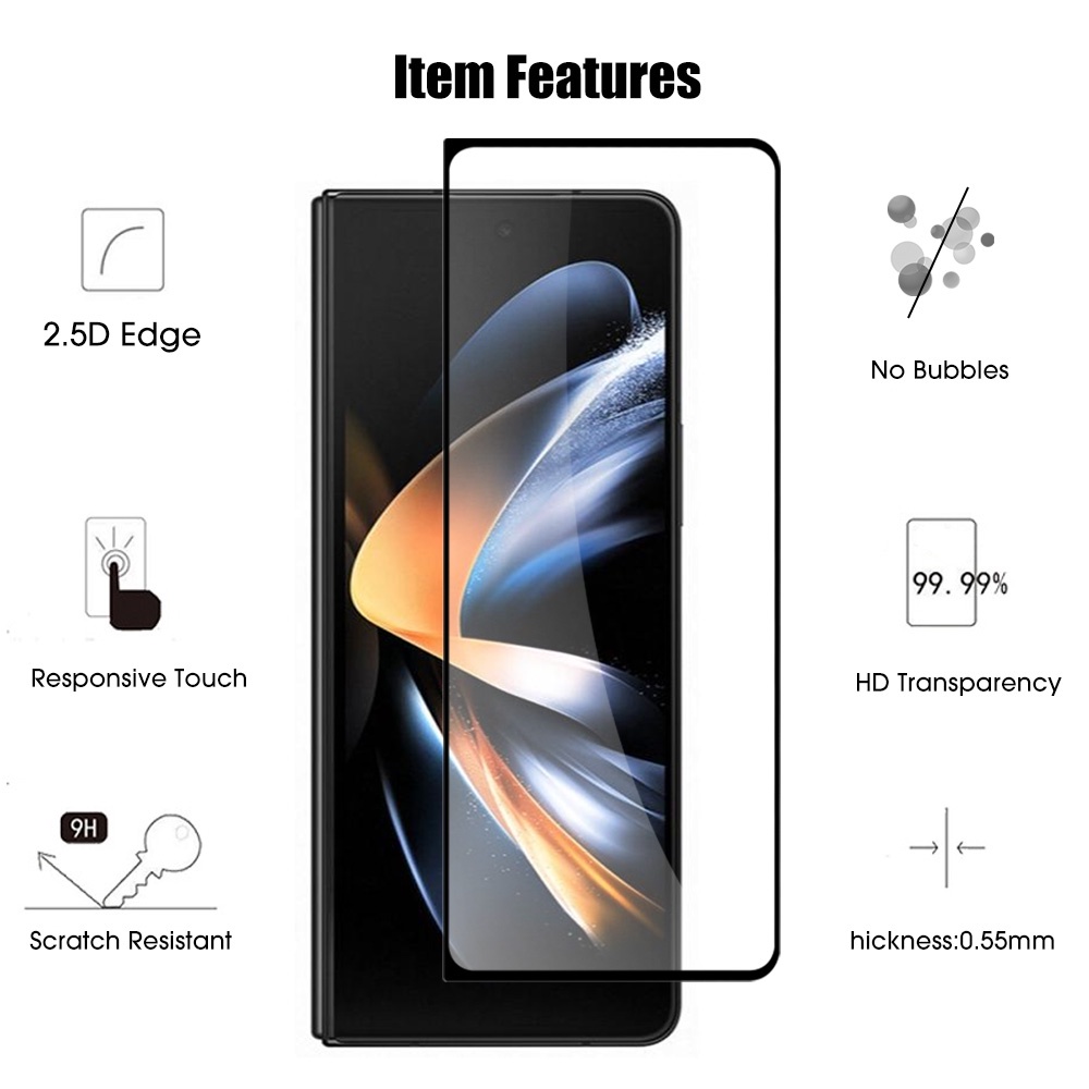 Kính Cường Lực Trước / Sau 2 Trong 1 Chống Trầy Xước Cho Samsung Galaxy Z Fold 4