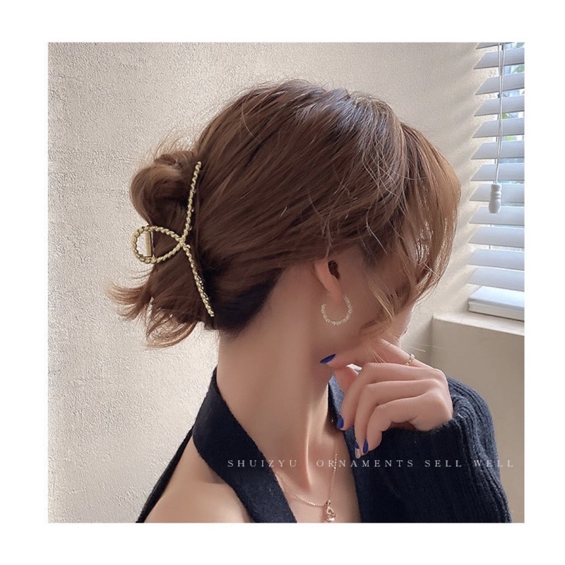 Kẹp Tóc Kim Loại Phong Cách Hàn Quốc 2023