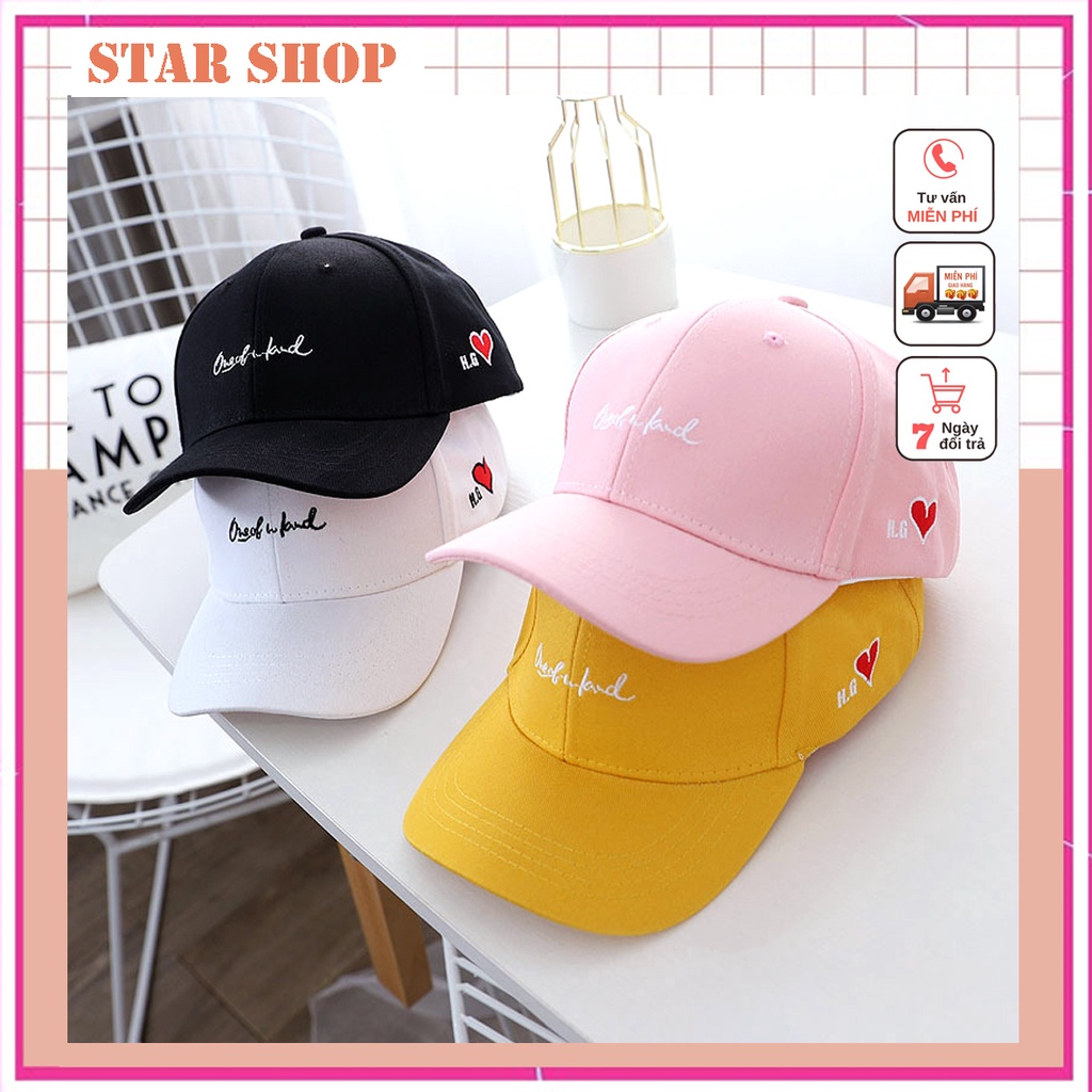 Mũ lưỡi trai Nam Nữ thêu chữ ONE HG kaki T02