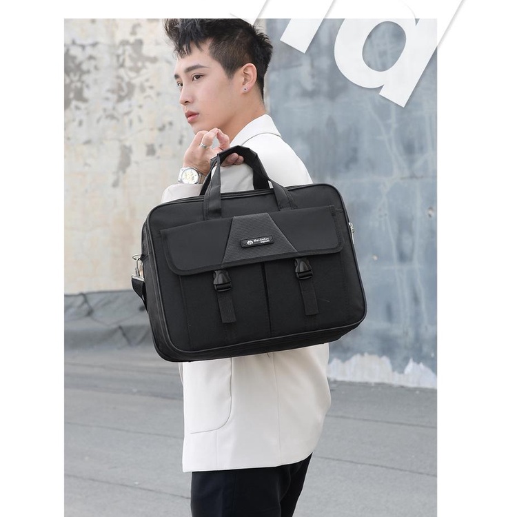 Cặp văn phòng laptop đeo chéo đeo vai Case trung tâm 4 kiểu Shalla GSR [Có sẵn]