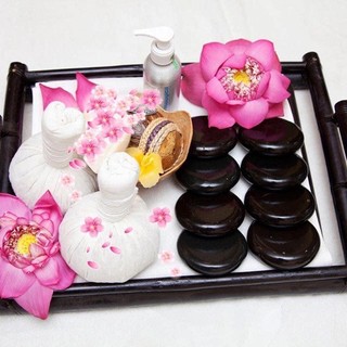 Đá Nóng Massage Oval 8x6 và 8x8cm