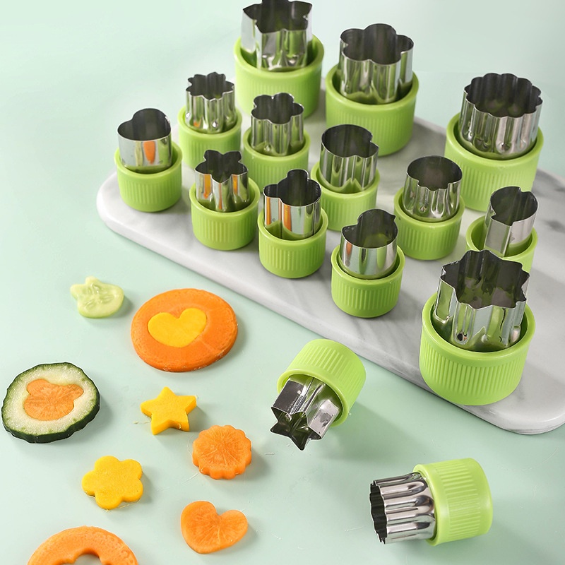 Khuôn Inox Cắt Tỉa - Khuôn Cắt Đa Năng Tạo Hình Rau Củ - Trái Cây - Bánh - Thạch