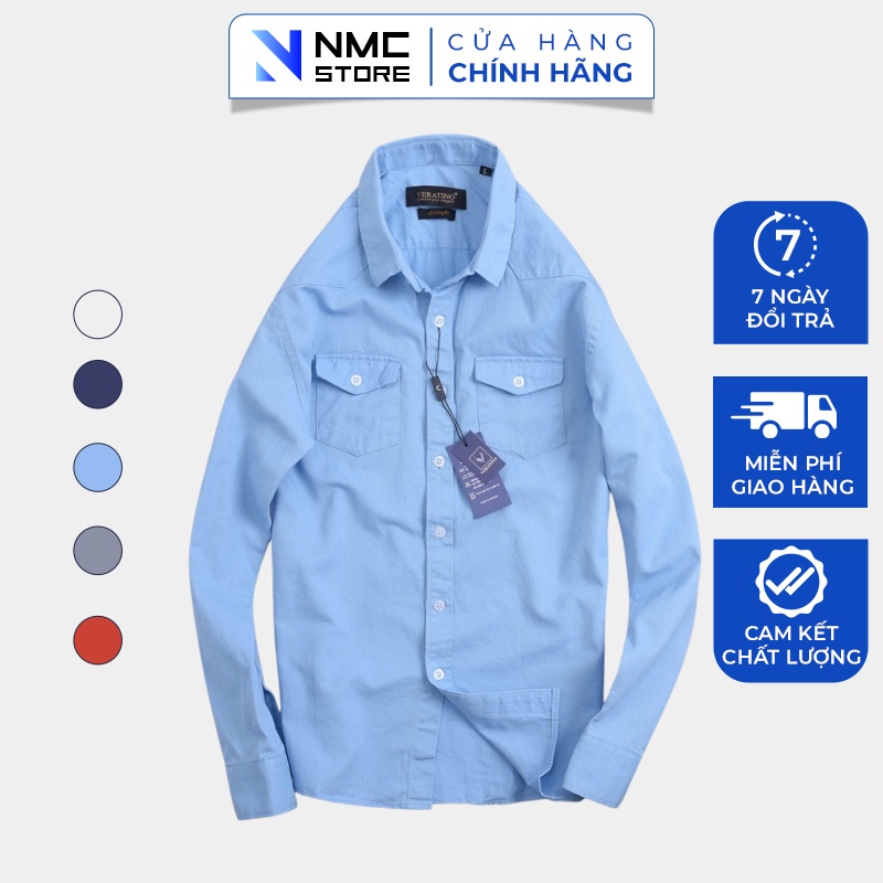 Áo Sơ Mi Denim Form Chuẩn Ôm Body Ôm Dáng Trẻ Trung Thanh Lịch - NMC STORE