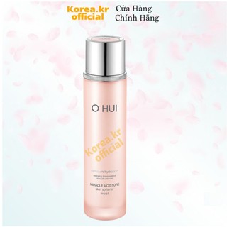 Nước hoa hồng dưỡng ẩm cho da khô Ohui Miracle Moisture Skin Softener Moist 150ml