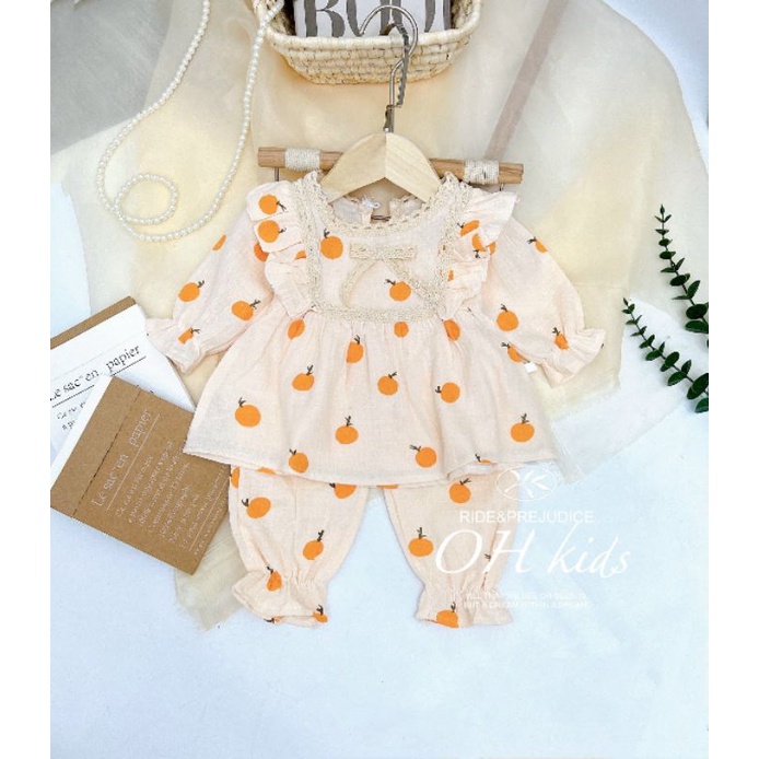 ✨️🎀SET DÀI XÔ MUSLIN CAO CẤP sơ sinh mềm mịn, thoáng mát, bèo nơ hết sức dễ thương cho bé gái