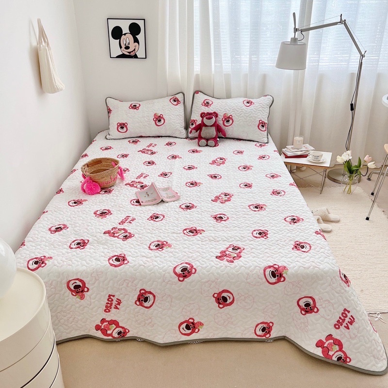 set trải phủ giường disney IGUN BEDDING kèm 2 vỏ gối