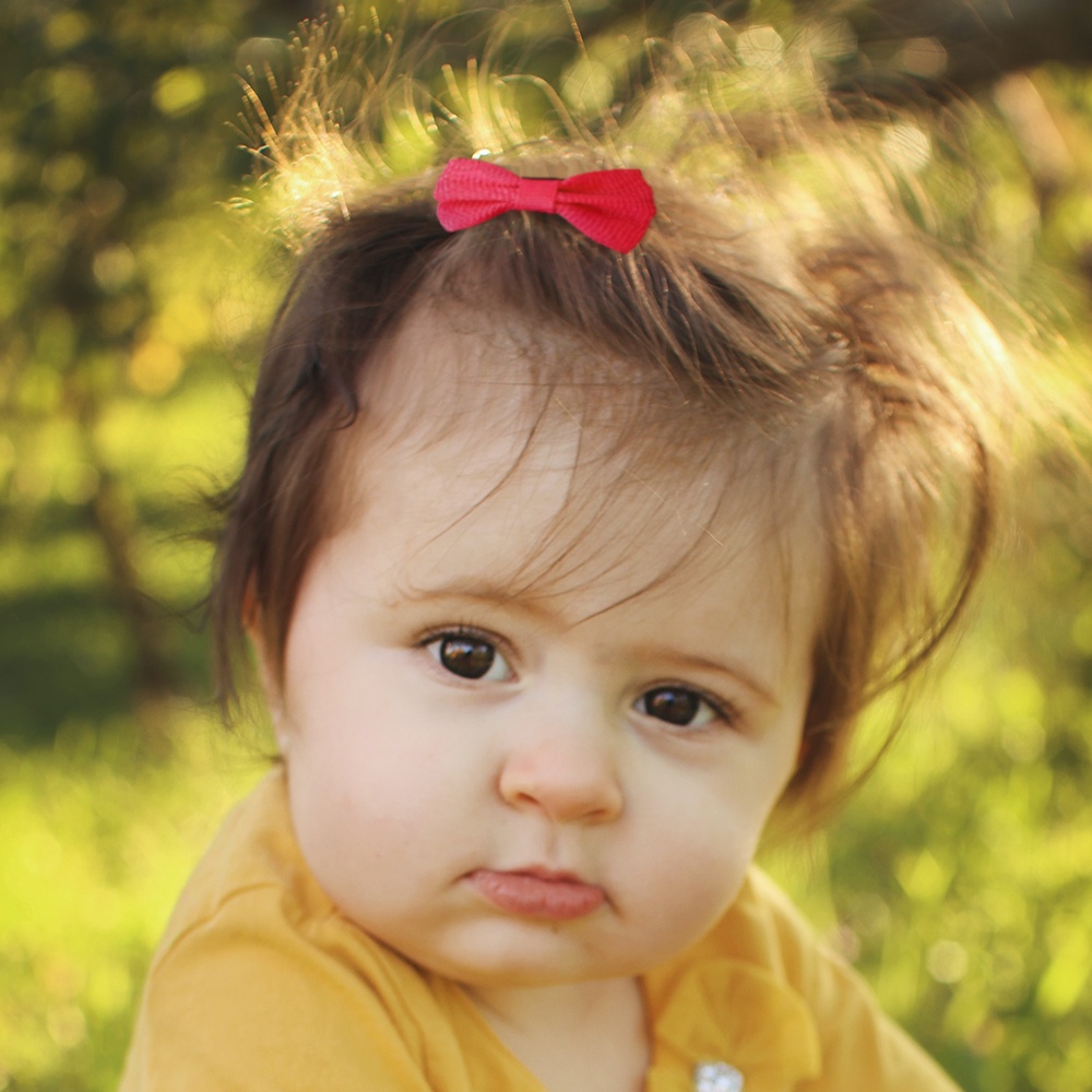 10Pcs/lot Candy Color Baby Mini Small Bow Hair Clips Safety Hair Pins Barrettes for Children Girls Kids Hair Accessories