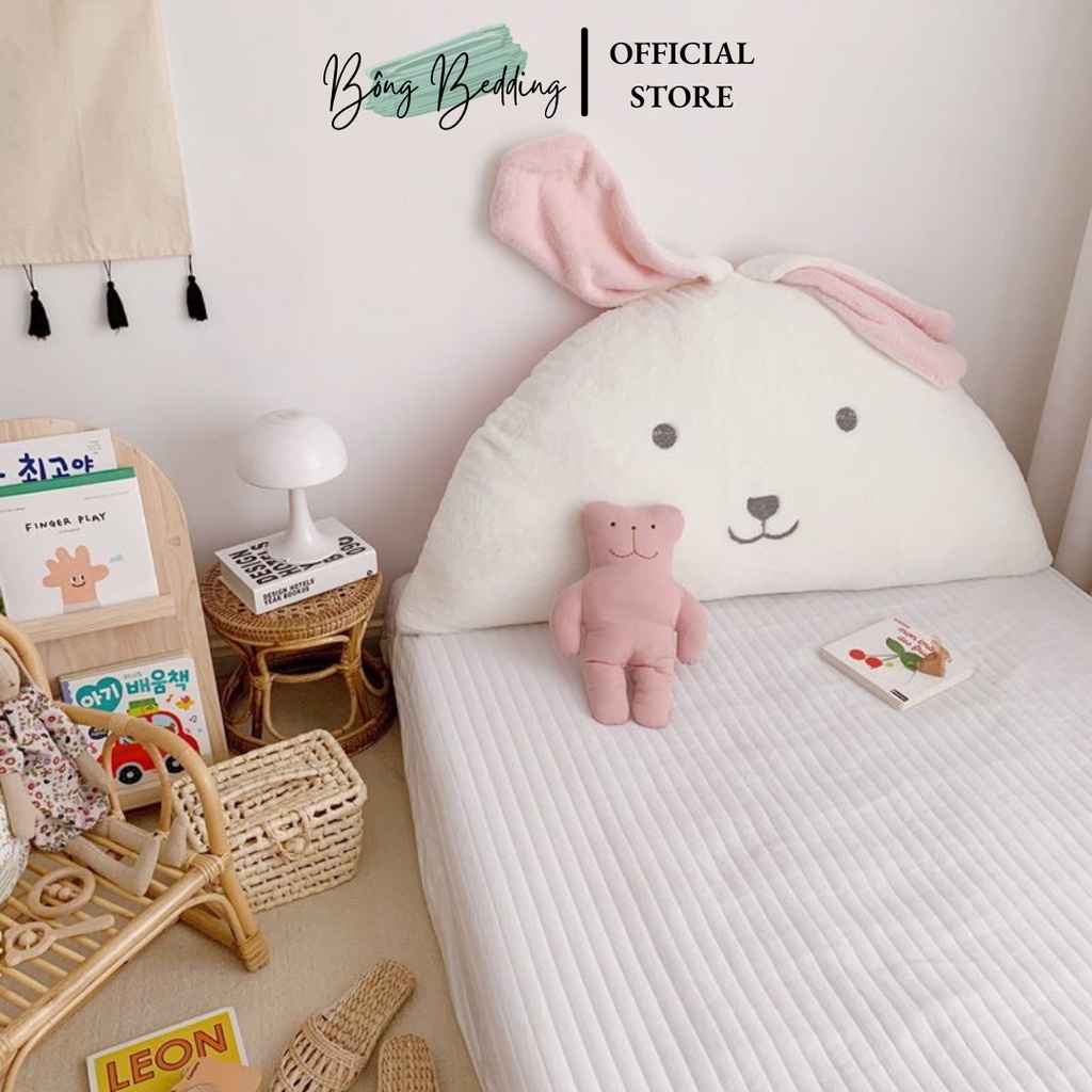 Gối Tựa Đầu Giường Mẫu Thú Siêu Ngộ Nghĩnh Cao Cấp Chất Liệu Nỉ Mịn Có Sẵn Kích Thước 1m5 Cao 60cm