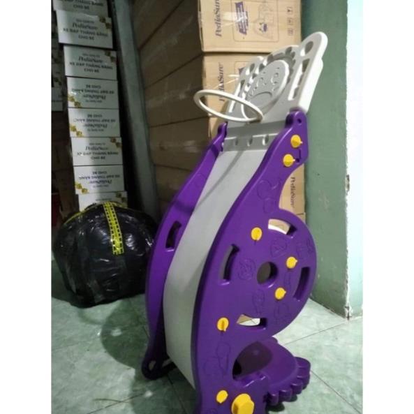 Cầu trượt, bập bênh, ném bóng rổ 3in1 cho bé pediasure🌹🌹freeship🌹🌹hkm sữa