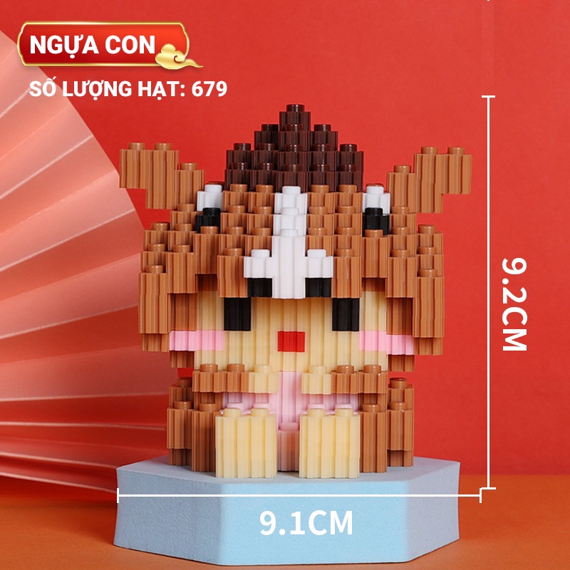 Bộ Đồ Chơi Lắp Ráp Con Giáp Giáo Dục Cho Bé GYLMY37