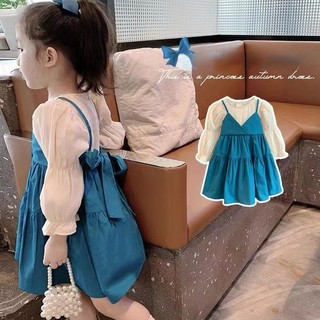 Đầm Công Chúa Hai Dây Mùa Thu Đông Phong Cách Hàn Quốc Kiểu Mới Cho Bé Gái♛ váy công chúa cho bé gái👕 đầm♛ váy cho bé gái👕 váy cho bé🌹 đầm công chúa♛ đầm công chúa cho bé gái👕 váy dài cho bé gái🌹 áo váy cho bé gái👕 đầm công chúa bé gái👕