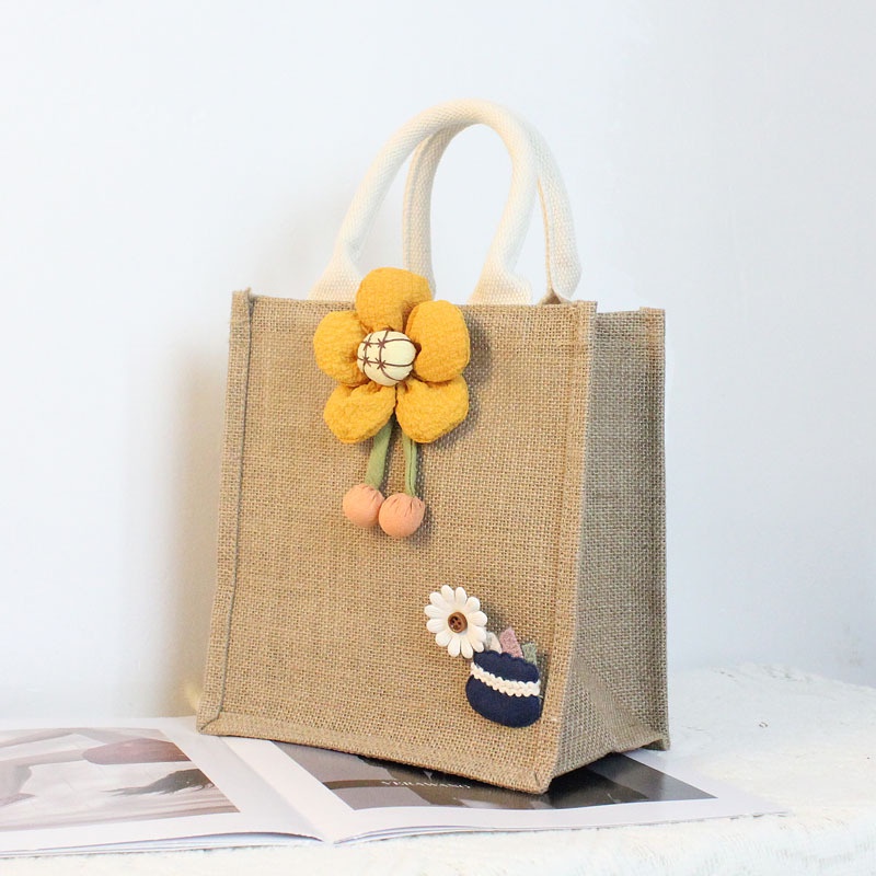 Túi Xách Vải Cotton Lanh Thiết Kế Sáng Tạo Thời Trang Cho Nữ