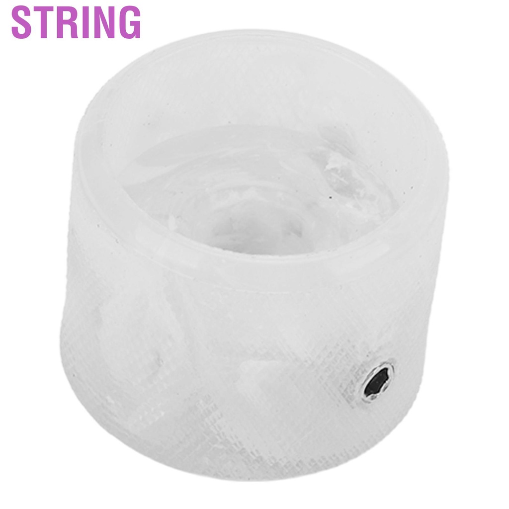 String Electric Guitar Knob  Plastic 3Pcs Wide Application Easy Installation Volume with Wrench for Adjusting
