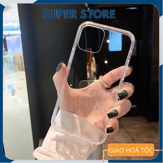 Ốp lưng TRONG SUỐT, chống ố vàng dành cho 6/6plus/6s/6splus/7/7plus/8/8plus/x/xs/11/12/pro/max/plus/promax
