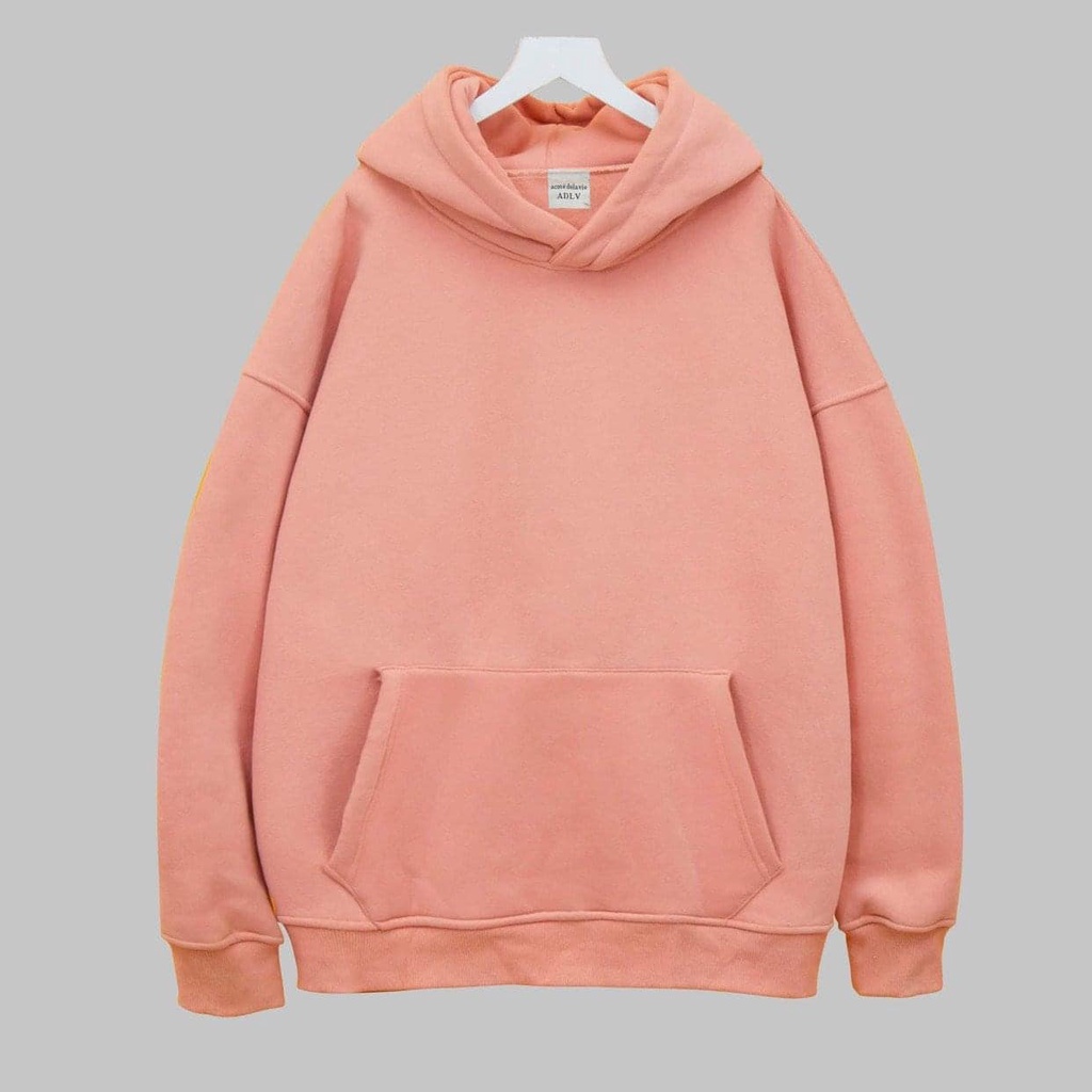 Áo hoodie trơn nỉ bông dài tay Unisex 5 màu hottrend, phong cách Hàn Quốc mùa thu đông RHD01
