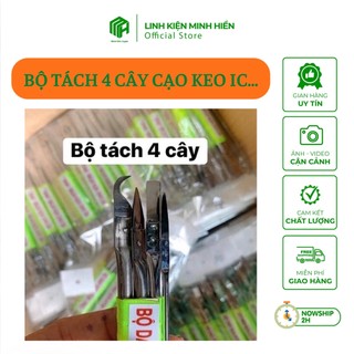 Bộ dao inox đa năng tháo điện thoại cạo keo ic