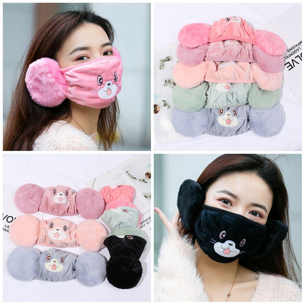 Vỏ Bọc Tai Nghe Chất Liệu Cotton Dày Dặn Ấm Áp Thời Trang Thu Đông