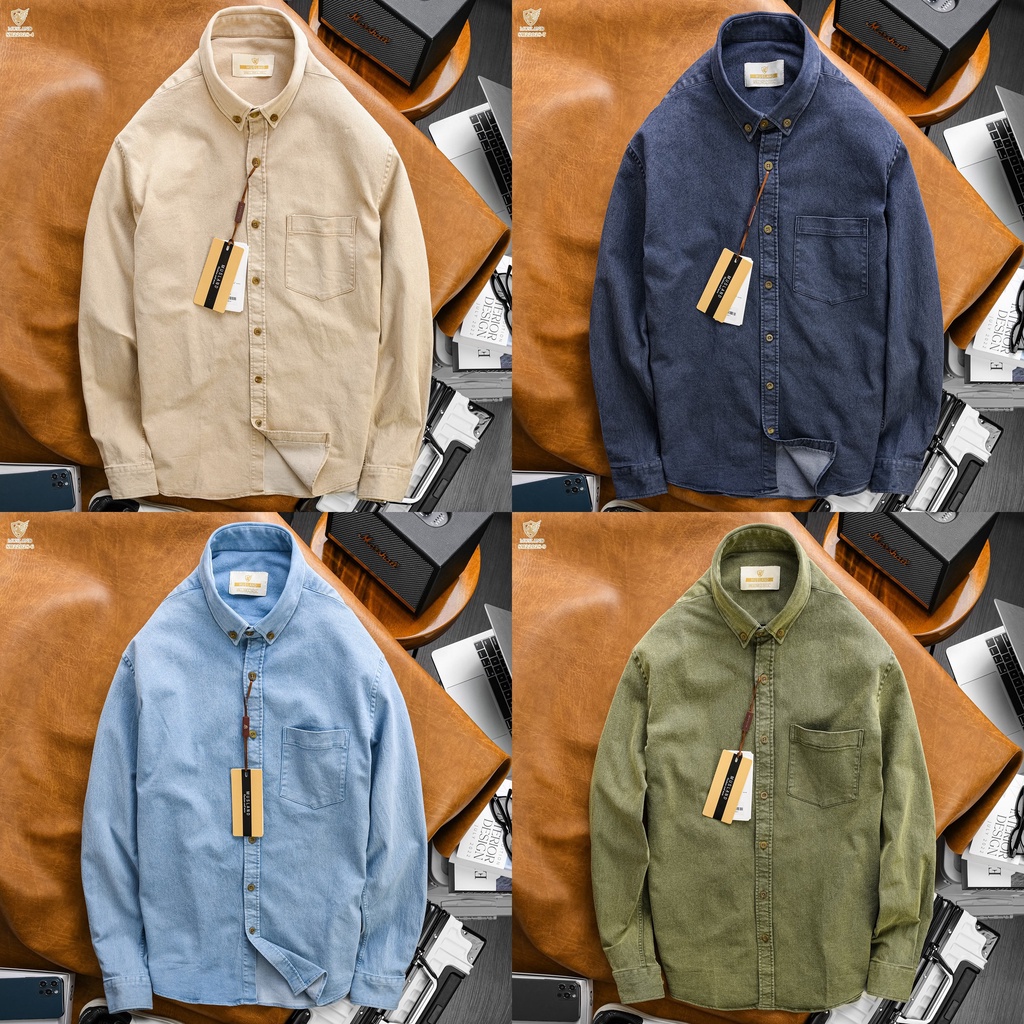 Áo Sơmi Denim Musland Mới ❤️ SMML1i ❤️
