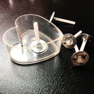 Combo 10 Vỏ tealight trái tim + bấc nến